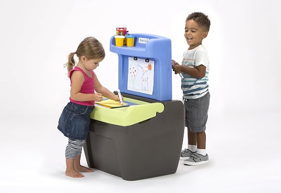Simplay3 Kids All in One Toy Storage Box and Double Easel