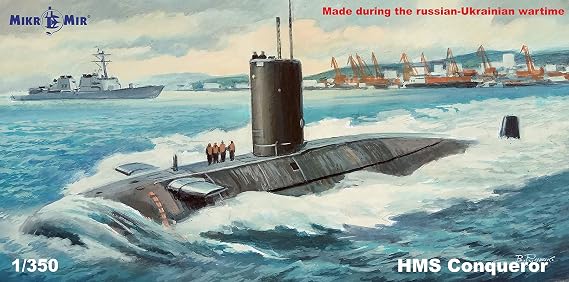 Mikro Mir 350-044 - 1/350 - HMS Conqueror. Scale Plastic Model kit