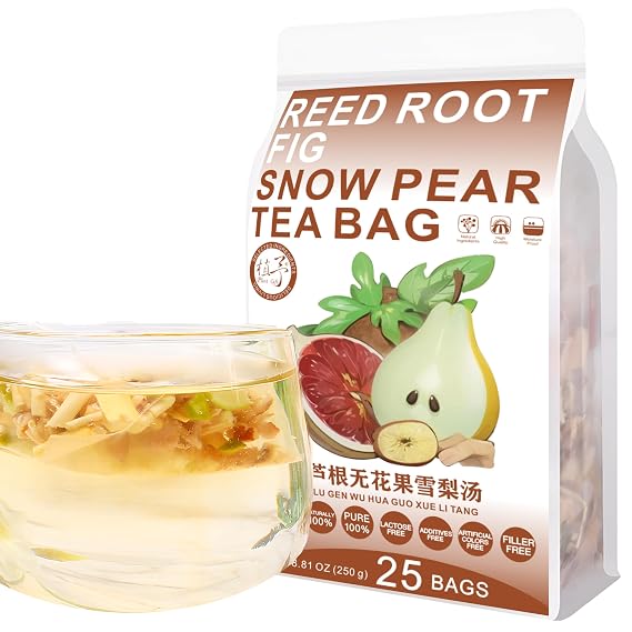Reed Root Fig Snow Pear Soup Bag, 250g/8.81oz - Plant Gift