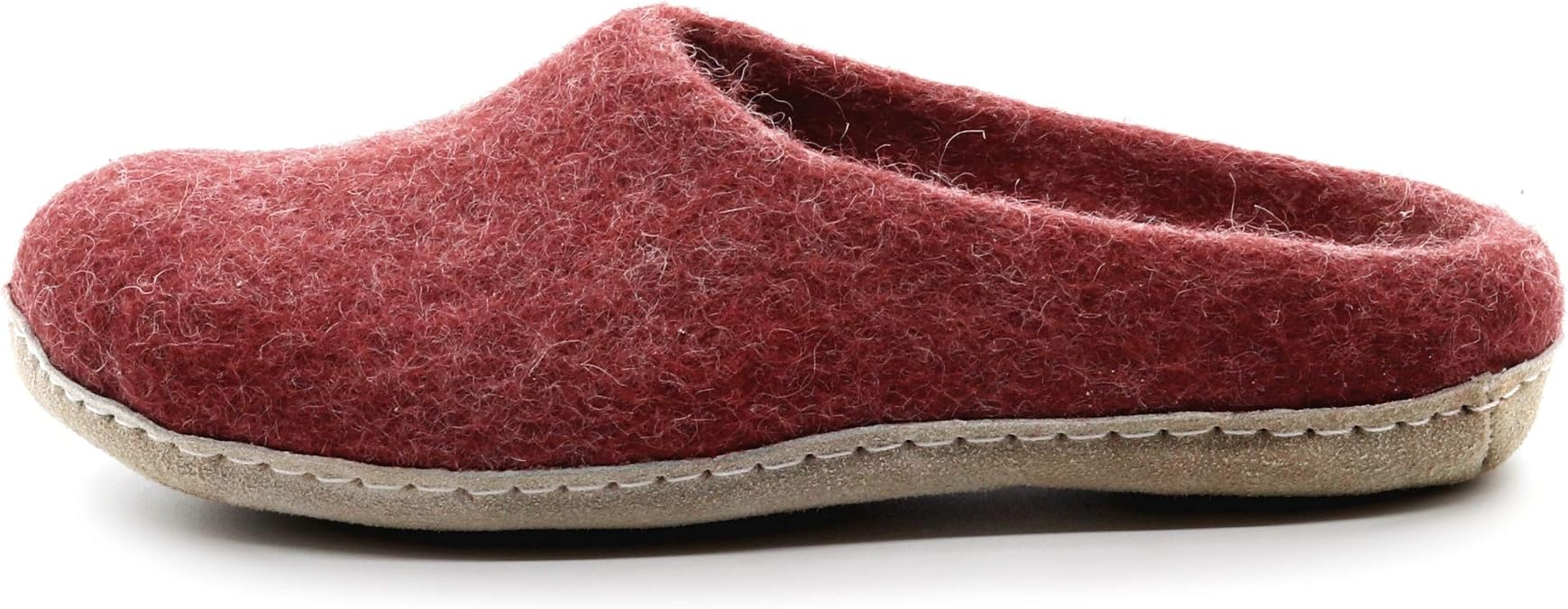Nootkas Felted Merino Wool 'Astoria' Mule House Slipper for Men and Women