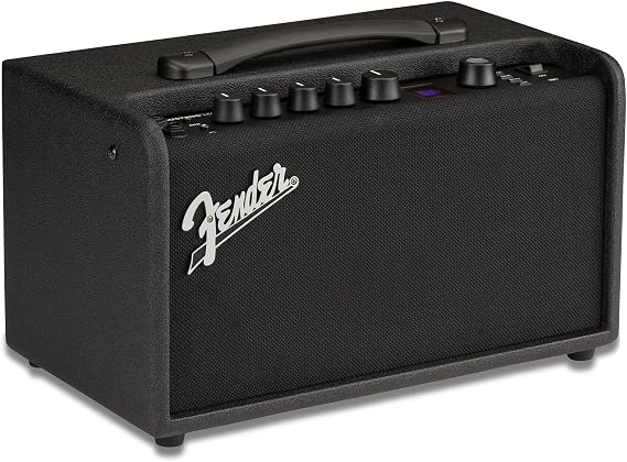 Fender Mustang LT40S Guitar Amplifier, | Practice amp for beginners, 40W stereo combo, built-in effects, dual 4" speakers, headphone out, color display, home use