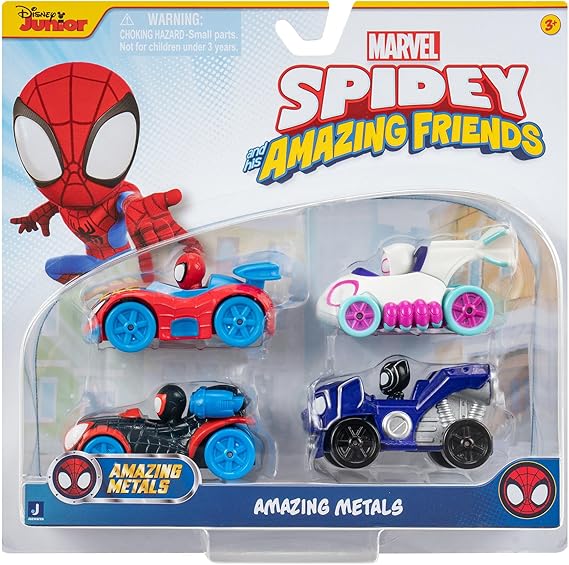Spidey and His Amazing Friends - Vehicles - 4 Pack - Style 1