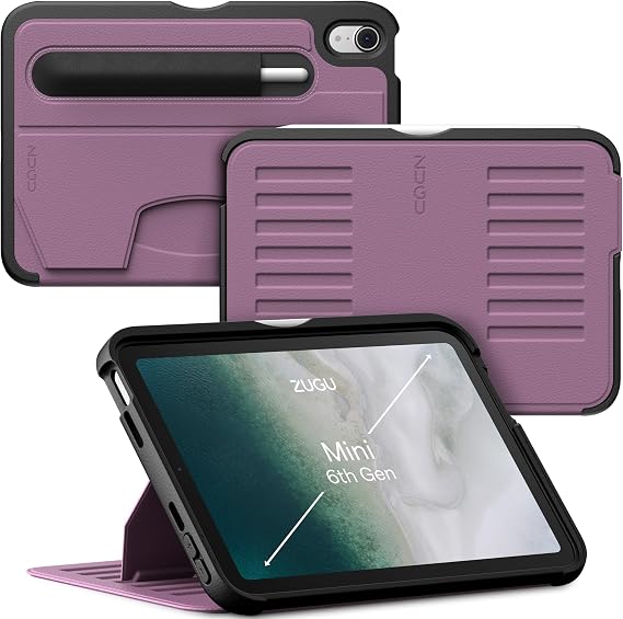 ZUGU Case for iPad mini 6/7 (A17 Pro) 2021/2024 [Berry Purple]