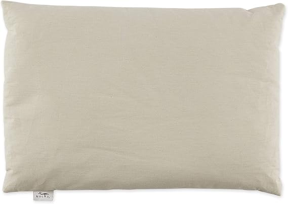 Bucky 100% Buckwheat Filled Pillow Collection, Standard, 23x16", Natural Twill