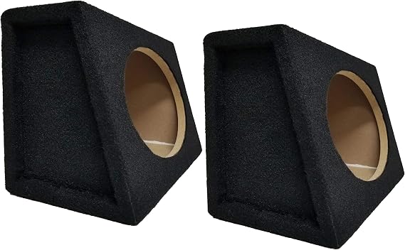 Bass Rockers BR6X9PR Black 6"x 9" Angled Enclosure w/ Speaker Terminal(Pair)