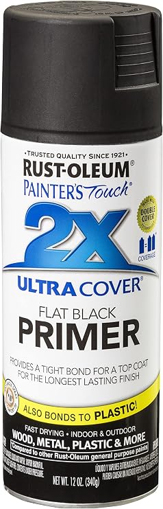 Rust-Oleum Painter's Touch 2X Ultra Cover Spray Primer Flat Black