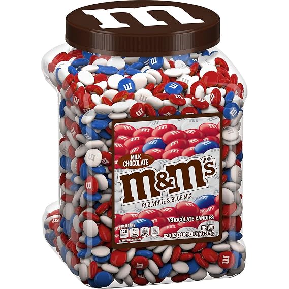 M&M's Red White & Blue Milk Chocolate (62 Oz)