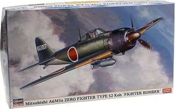 Hasegawa 1/48 Mitsubishi A6M5a Zero Fighter Type 52 KOH Fighter Bomber Limited Edition Airplane Model Kit