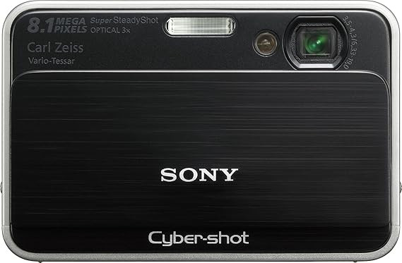 Sony Cybershot DSC-T2 8MP Digital Camera with 3x Optical Zoom Black by Sony