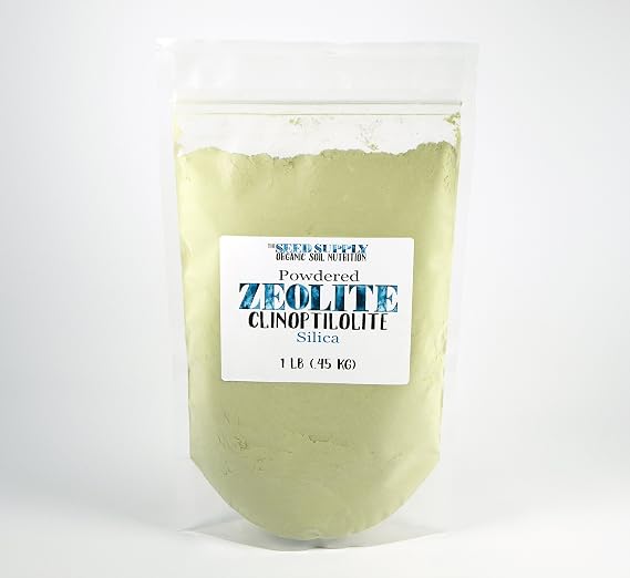 1 Lb - Clinoptilolite Zeolite Powder - Great CEC Exchange - High Potassium and Calcium Along with Many More Minerals and Elements - For You and Your Soil