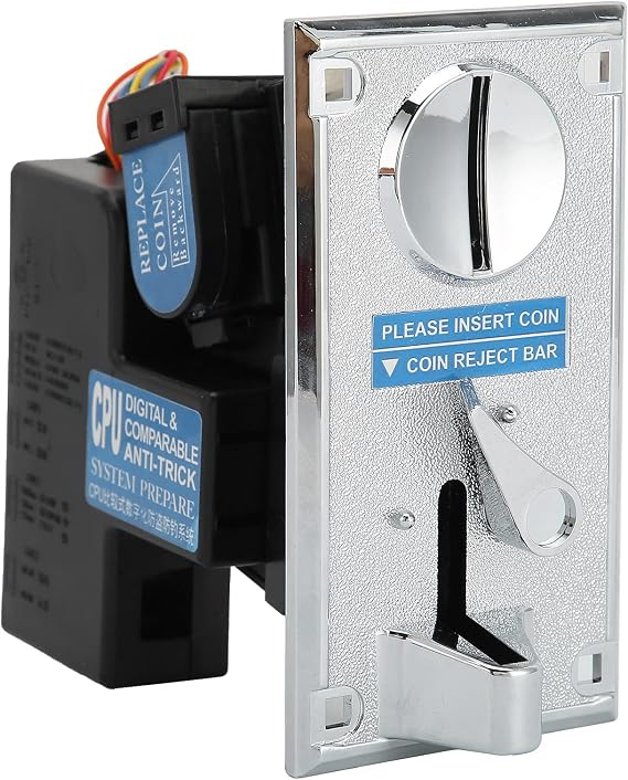Hilitand Acceptor, Multi Acceptor Selector Acceptor for Video Games Validator Vending Machine Part Operated Collector Panel Support Multi Output