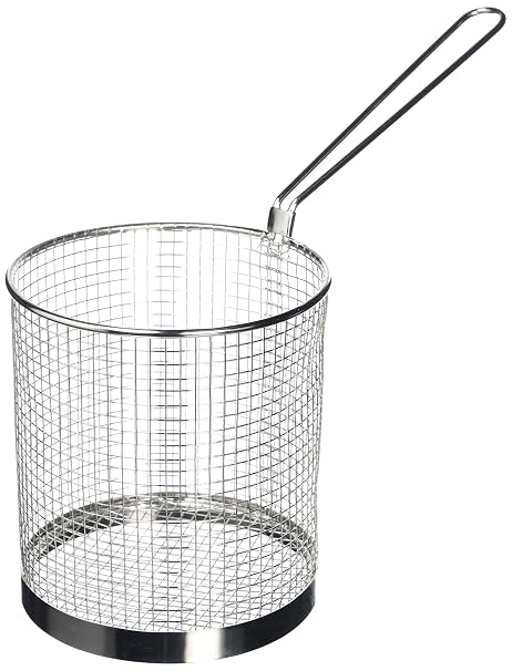 Vogue Stainless Steel Spaghetti Basket, Dishwasher Safe, 15cm