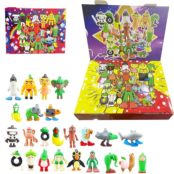 Advent Calendar 2026 for Kids,24 Days of Surprise Countdown Calendar with 24pcs figurines for Boys & Girls,Gifts for Valentine's Day Easter Basket Stuffers, Fun Christmas Party Favors for Kids