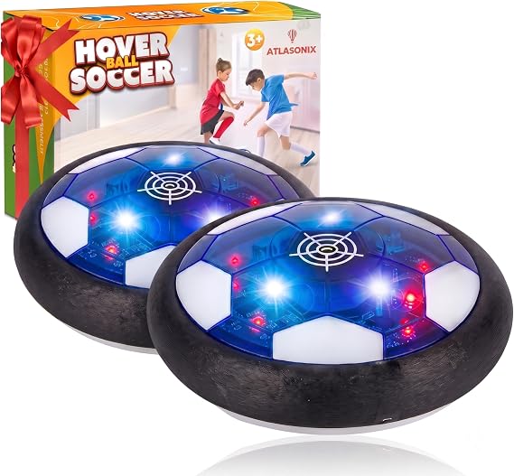 Atlasonix Hover Soccer Ball Indoor 2 in 1 Pack