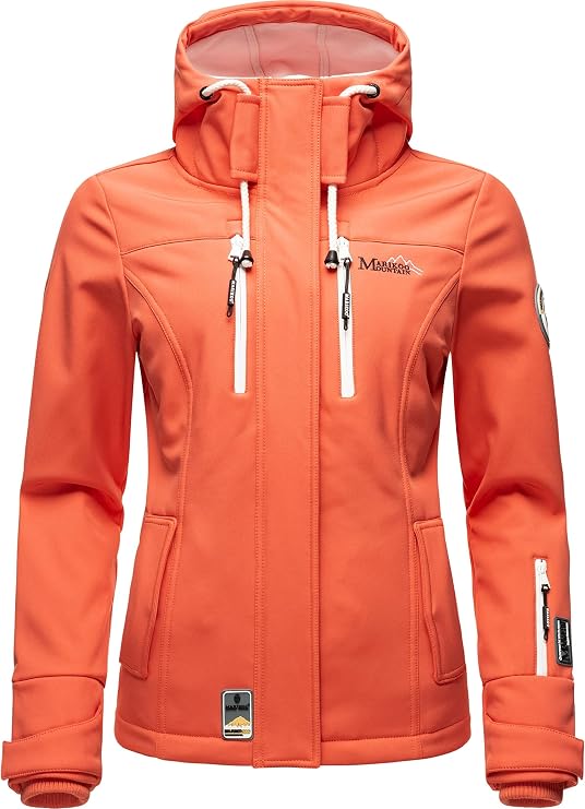 MARIKOO Kleinezicke Women's Softshell Jacket Transition Jacket with Hood XS-3XL