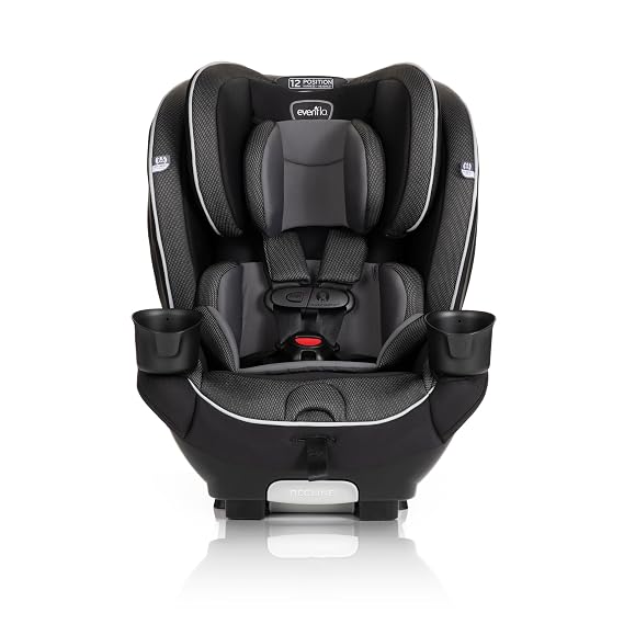 Evenflo EveryKid 3-in-1 Convertible Car Seat (Livingston Gray)