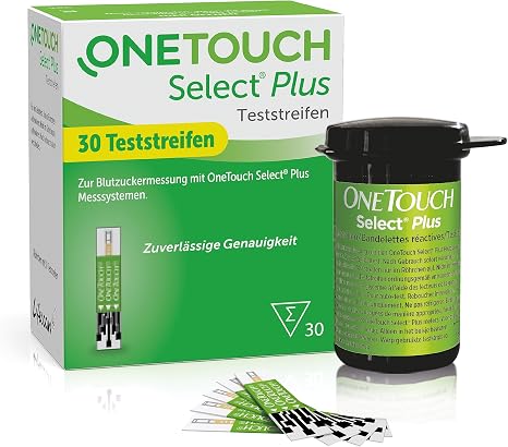 OneTouch Select® Plus Blutzuckerteststreifen 30 Stück