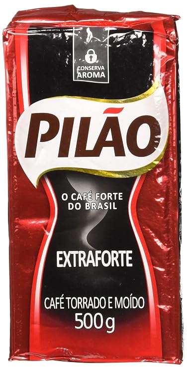Cafe Pilao Extraforte (Extra Strength Coffee) 500 Grams