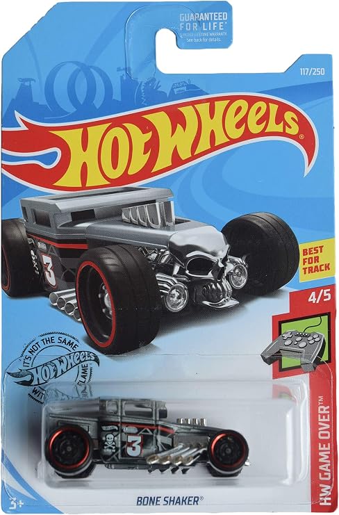 Hot Wheels Game Over Series 4/5 Bone Shaker 117/250, Gray
