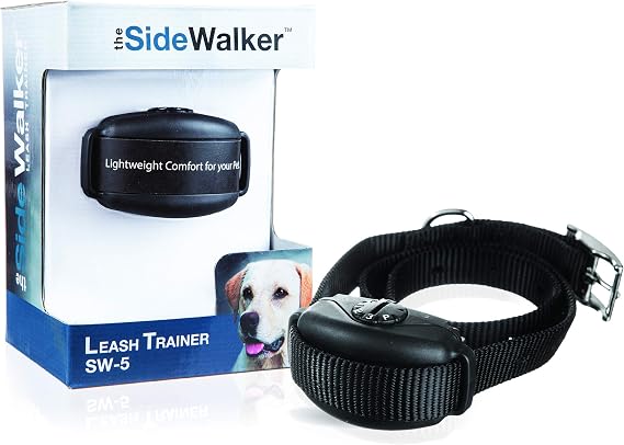 DogWatch SW-5 Dog Leash Trainer - Stop Dogs from Pulling on The Leash, Self Teaching Electronic Collar, 3 Levels of Static Stimulation, Vibration, Progressive Modes, Rechargeable, Waterproof