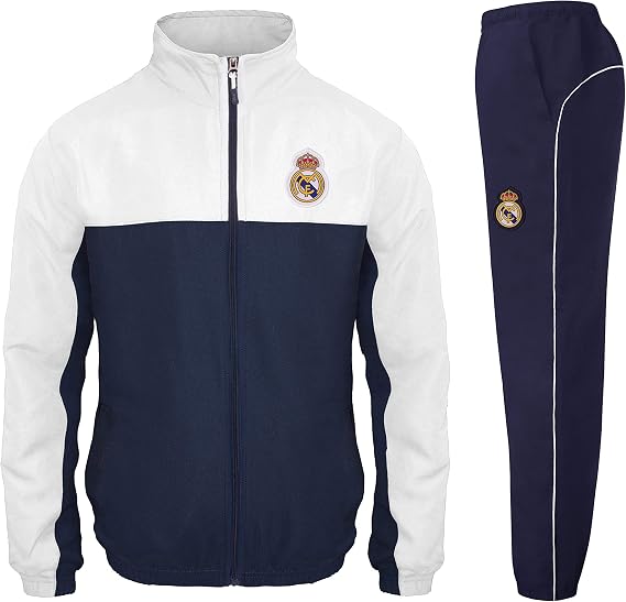 Real Madrid Official Soccer Gift Boys Jacket & Pants Tracksuit Set