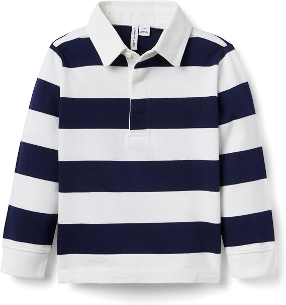 Janie and Jack Boys' Striped Rugby Shirt