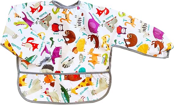 YORNI, Deluxe Long Sleeve Baby Food Apron