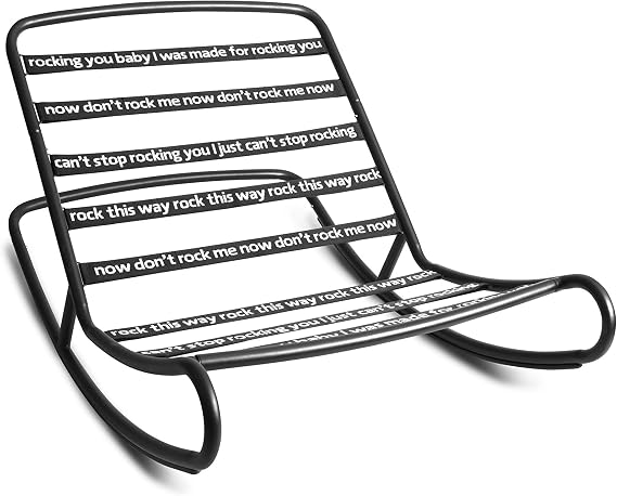 Fatboy Rock n Roll v2 Bean Bag Rocking Chair, Black