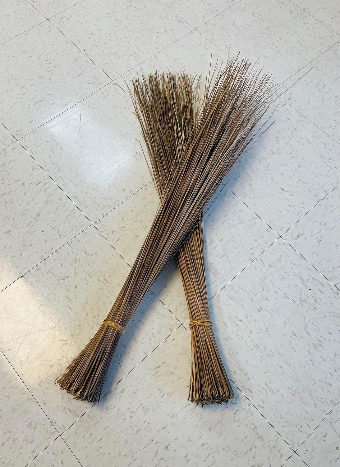 Walis Tingting - Filipino Style Broom - Palm Leaves Mid Ribs x 2 Philippines, Natural