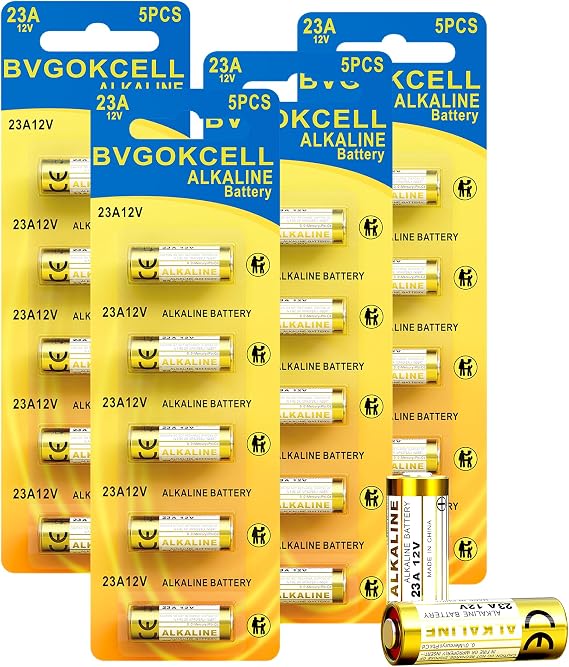 A23 23A 12 Volt Battery (20-Pack), MN21/23 12V Alkaline Battery