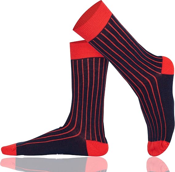 Mysocks Men Crew Socks Ribbed