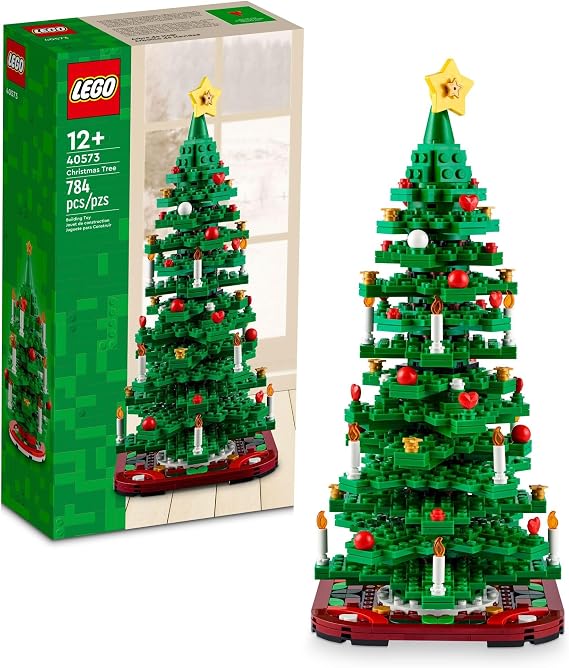 LEGO Christmas Tree - Building Toys for Kids, Boys & Girls, Ages 12+ Mini Christmas Tree Decorations for Tabletop & Home - Gifts for Boys & Girls - 40573