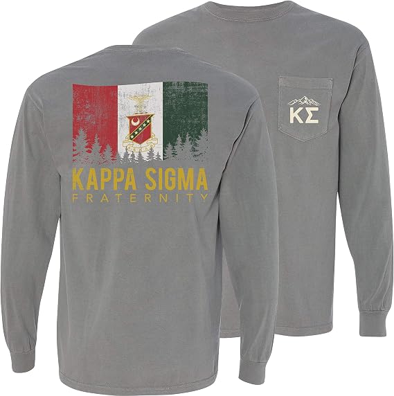 Kappa Sig Comfort Colors Flag Tee