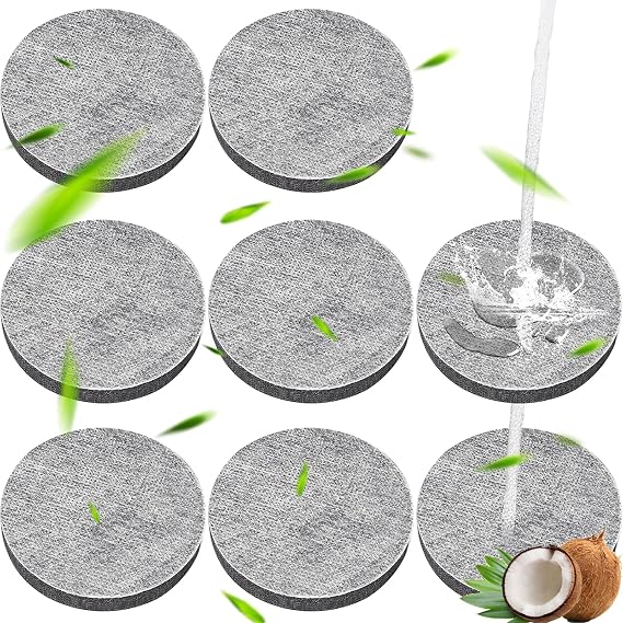 8 PCS Water Bottle Filter Discs for Brita Fill & Go Filter Bottles