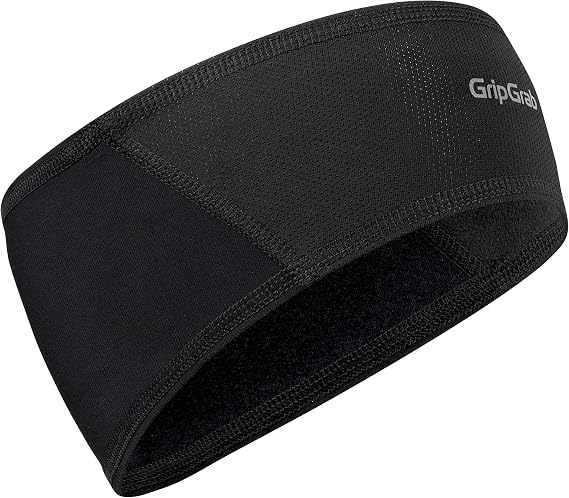 GripGrab Fahrrad Stirnband unter Helm - Winddicht Atmungsaktiv Leicht