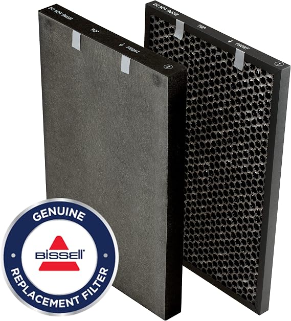 BISSELL air220 Air Purifier Replacement HEPA + Pre-Filter and Activated Carbon Filter Pack, New Genuine OEM Part, 3315, Black