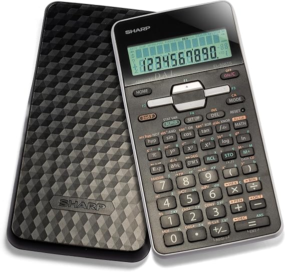 Sharp EL-506TS Engineering/Scientific Calculator, Black