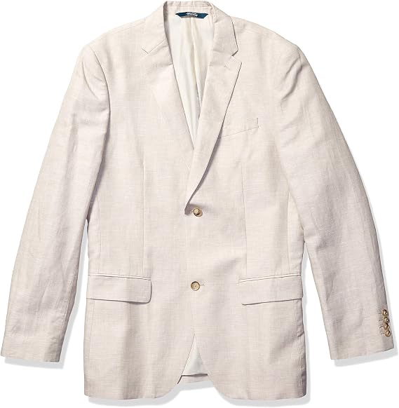 Perry Ellis Men's Linen-Blend Chest Pocket Suit Jacket (Available in Big & Tall)
