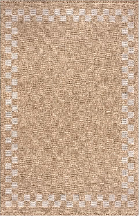 Fibra Natural Krem Halı Kilim Salon Oturma Odası Yolluk Yatak Odası Koridor Halısı A0705A, 120 x 180