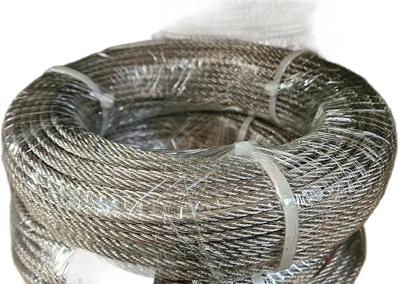 1mm 1.5mm 2mm 3mm 4mm 5mm 6mm 8mm Stainless Steel Wire Rope Cable Rigging Extra ASIN 316 A4 Marine Grade (Length: 1m, Diameter: 3mm)
