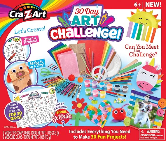 Cra-Z-Art 30 Day Art Challenge Craft Kit