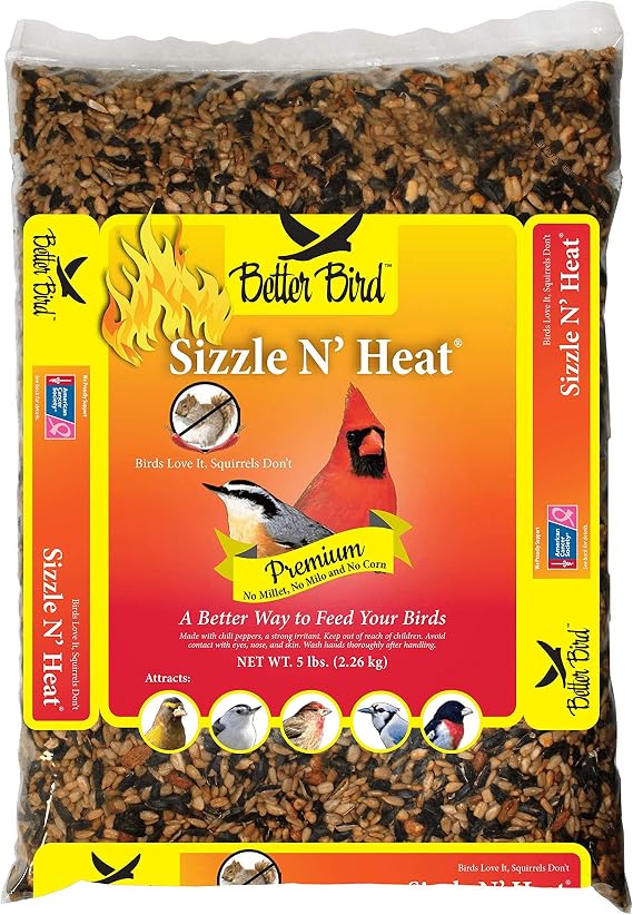 Better Bird, Sizzle N Heat, 5 lb Poly Bag, Pack of 1