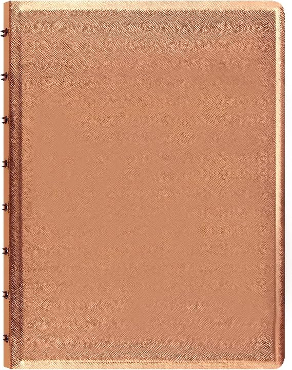 Filofax Saffiano A5 refillable Notebook - Rose Gold
