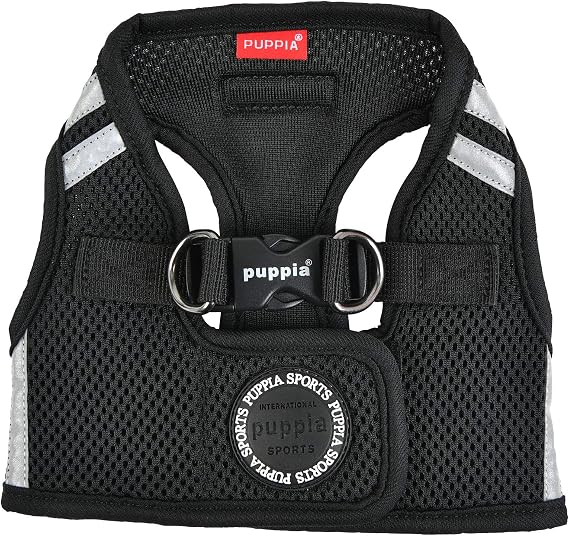 Puppia Soft Vest Harness Pro - Black - S