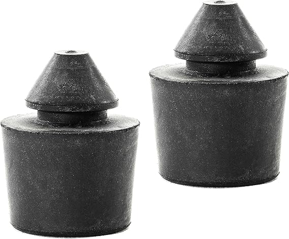 APDTY 140192 Hard Top To B-Pillar Hoop Rubber Bump Bumper Stop Pair (2)