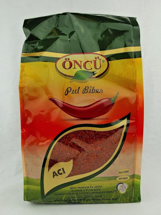 Oncu Turkish Traditional Red Spices (Hot Pepper Flakes 1 Kg / 35.2 Oz)