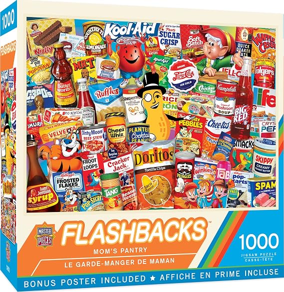 MasterPieces 1000 Piece Jigsaw Puzzle Moms Pantry | Vintage Kitchen Art