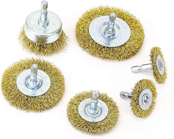 Mibro | 6 Piece 1 1/2-inch to 3-inch Wire Wheel Brush Set