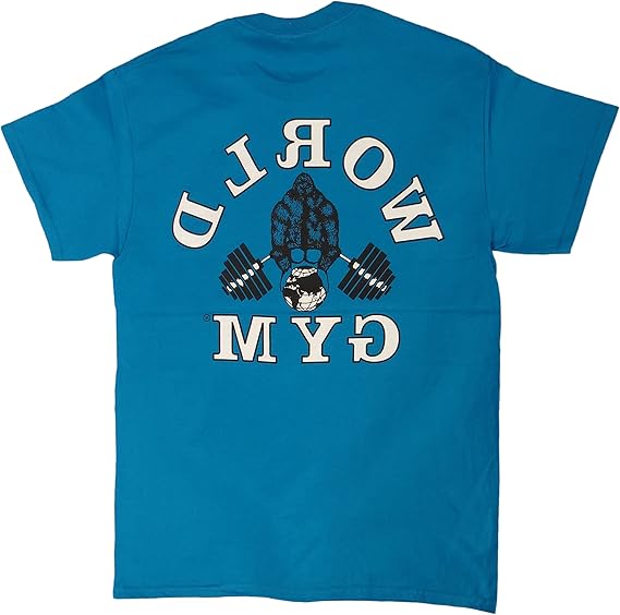 World Gym W100 Shirt 2-Side Logo Print