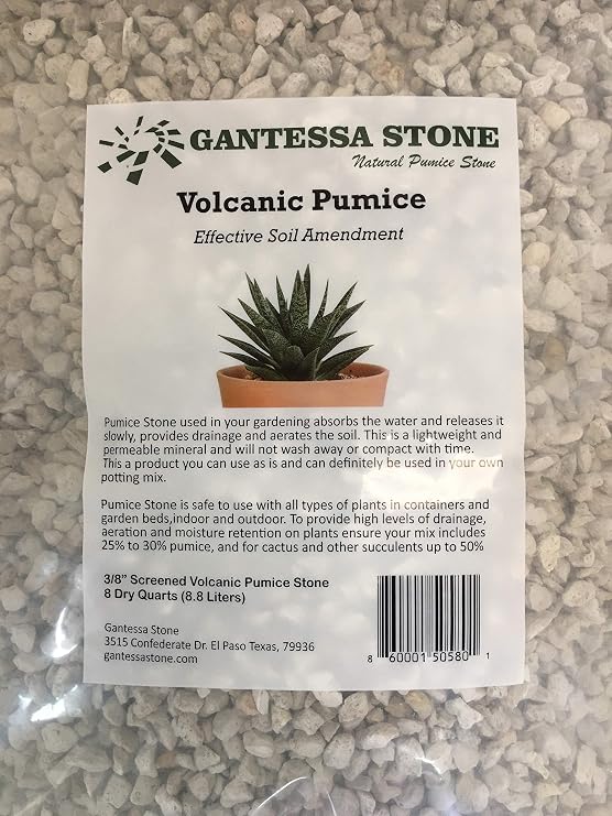 Gardening Pumice for Plants Soil Amendment | 3/8" Screened | 8 Quarts